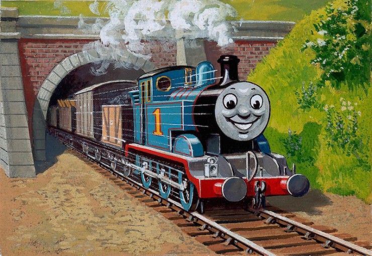 レジナルド・ダルビー「トーマスと貨車」1946年 ©2015 Gullane(Thomas)Limited.