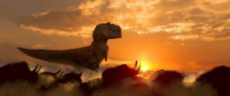 シャロン・キャラハン|≪カラースクリプト≫|『アーロと少年』(2015年)|デジタルペインティング|©Disney/Pixar