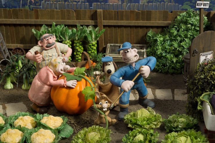 『ウォレスとグルミット 野菜畑で大ピンチ!』セット©Aardman2016