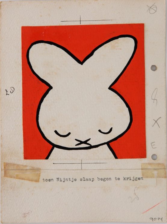 『ちいさなうさこちゃん』(第1版、1955年)原画