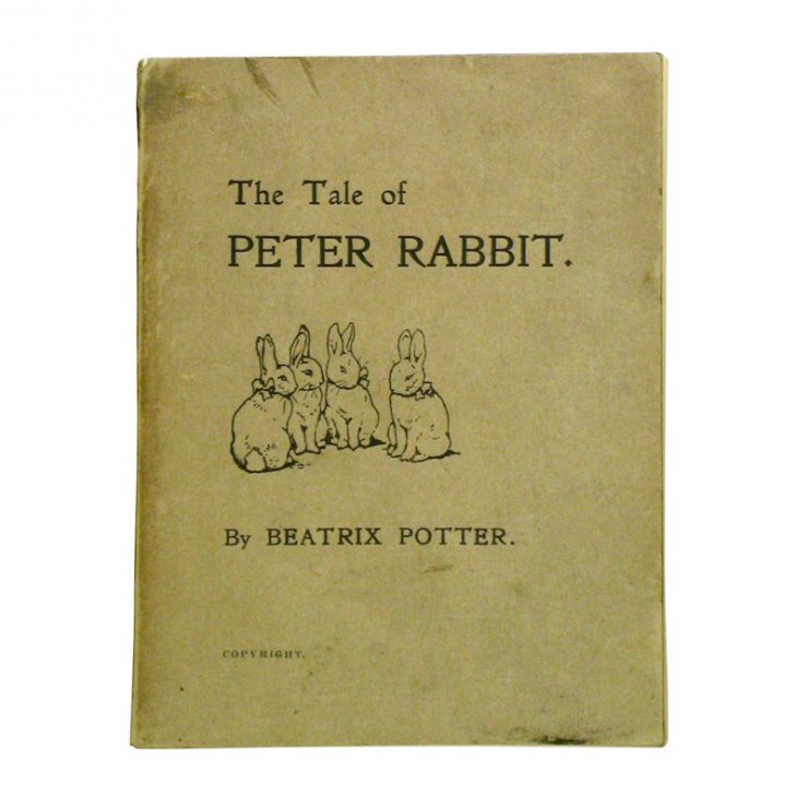 ビアトリクス・ポター 《私家版『ピーターラビットのおはなし』》英国ナショナル・トラスト所蔵 ©FrederickWarne&Co.,2016