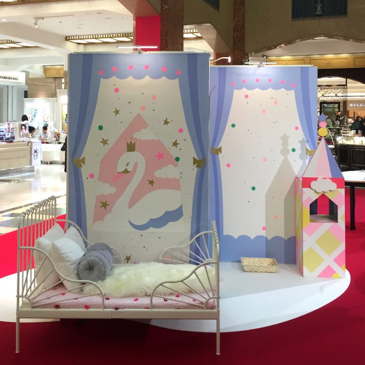 子供部屋の壁面ペイント カスタムオーダー:1壁につき ¥162,000~ ※壁の面積やデザインの内容によって価格は異なる